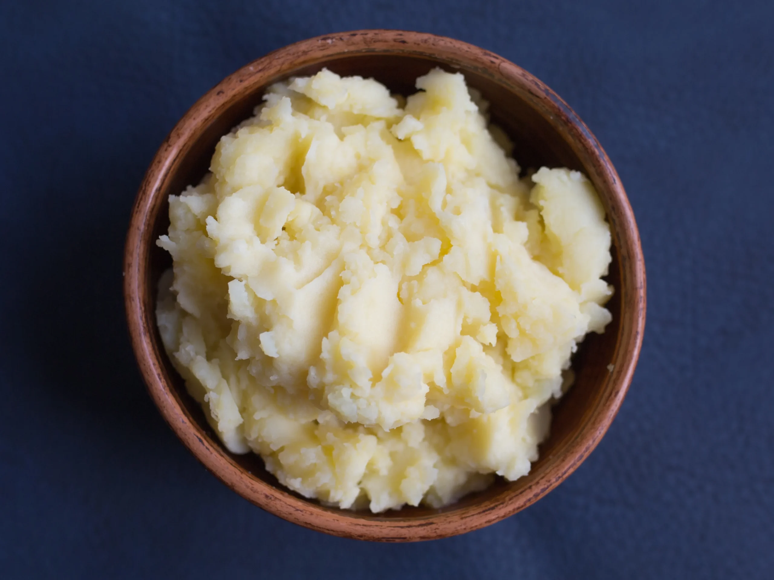 mashed potatoes in a bowl - one of the soft food ideas for the elderly